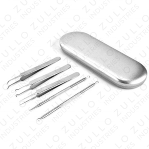 Kit de Eliminación de Puntos Negros y Acné con Logotipo Personalizado, Herramientas de Acero Inoxidable para el Cuidado de la Piel, Kit Anti-Acné - Product Image 2