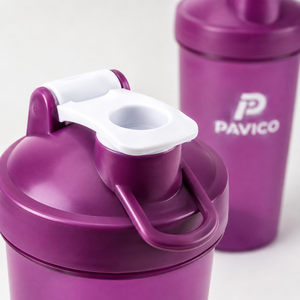 Bouteille en plastique de 600 ml avec couvercle à clapet, anti-fuite, sans BPA, écologique, pour la gym, le fitness, le mélange de protéines, utilisation en extérieur, Vietnam - Product Image 4