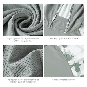 Camisa de Pesca UPF 50 para Hombre, Sudadera con Capucha Refrigerante, Camuflaje, Manga Larga, Ligera, Transpirable, Protección Solar, Pesca al Aire Libre - Product Image 6