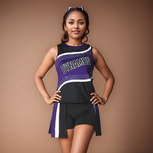 Nouvel ensemble de costumes de cheerleading personnalisés pour femmes, tenue de compétition, tenue de performance, 100% polyester respirant - Product Image 5