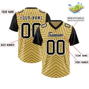 Professional American Football Jersey Moisture Wicking Fabric Full Sublimation Custom Team Name Number OEM Supplier - Product Image 4
