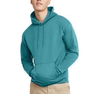 Hoodies Sweatshirts Kangaroo Pocket Men Fashion <b>Black</b> White Solid Color Autumn Winter <b>Fleece</b> Warm Hip Hop Hoody Brand Casual Top - Product Image 1