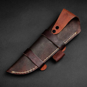 Couteau de chasse à lame fixe de haute qualité en acier Damas, couteaux de camping avec poignées personnalisées pour les détaillants - Product Image 4