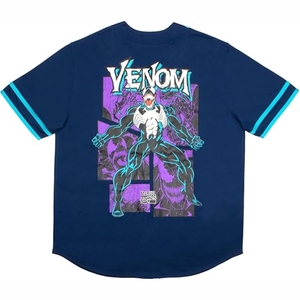 Maillot de baseball sublimé respirant et tendance, imprimé hip-hop personnalisé, chemise de baseball boutonnée, streetwear - Product Image 5