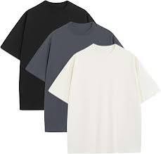 T-shirt pour homme à coupe décontractée, multicolore, surdimensionné, manches courtes, vêtements décontractés - Product Image 2
