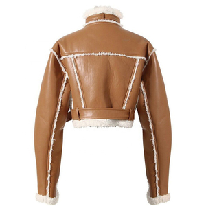 Women Leather Jackets for Sale OEM Service Latest Arrival Women Crop <b>Top</b> Leather Jacket jacket for men 2026 - Product Image 5