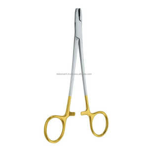Outil de suture chirurgicale 18 cm TC Gold Extra Strong Manual Sternal Wire Twister Porte-aiguille Certifié CE Marque distributeur OEM - Product Image 2