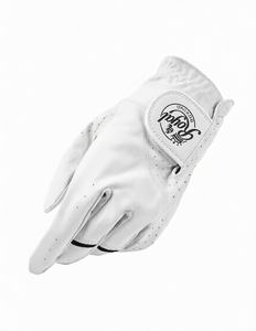 Gants de golf pour hommes de qualité supérieure Logo brodé personnalisé Poignées confortables en cuir véritable résistantes aux intempéries pour le sport - Product Image 1