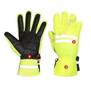 Gants légers haute visibilité conduite moto cuir moto résistant aux produits chimiques gants de mécanicien - Product Image 4