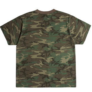 เสื้อยืดคอกลมลายพรางวู้ดแลนด์ ผ้าฝ้าย ยูนิเซ็กซ์ เนื้อนุ่ม ระบายอากาศดี เรียบง่าย สวมใส่สบาย รับสกรีนโลโก้ ใช้เป็นชุดนักเรียนหรือใส่ในชีวิตประจำวัน - Product Image 3