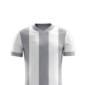 เสื้อฟุตบอลโพลีเอสเตอร์ 100% ขายส่ง เสื้อฟุตบอลแห้งเร็วสำหรับผู้ใหญ่และเด็ก - Product Image 4