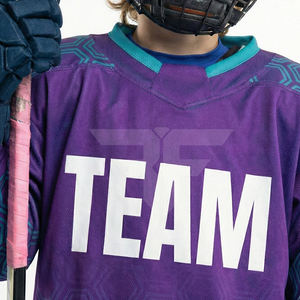Maillot de hockey sur glace réversible, double couche, tissu en maille sublimé, coupe pour jeunes et adultes, respirant, maillot de hockey sur glace personnalisé pour équipe - Product Image 4
