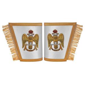 Ensemble de Regalia du Rite écossais du 33e Degré - AILES PLUMÉES Drapeaux de tous les pays BRODERIE À LA MAIN DE QUALITÉ SUPÉRIEURE - Product Image 6