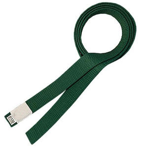 Venta al por mayor OEM de cinturones de artes marciales baratos, cinturones negros de judo, taekwondo y karate con logo personalizado - Product Image 2