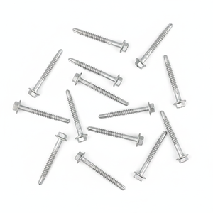 Hex Head Self-Drilling Screws 304 Stainless Steel Metric Coarse Thread Zinc Plated Class 8.8 - Product Image 1