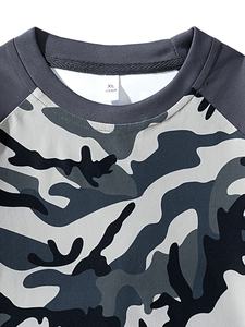 T-shirts imprimés délavés à l'acide tendance, coupe oversize, design graphique personnalisé, style streetwear vintage, en coton pour hommes - Product Image 5