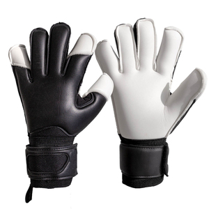 Gants de gardien de but professionnels pour adultes et enfants, en cuir épais et lisse, respirants, imperméables, avec protection des doigts, antidérapants - Product Image 1