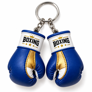 Mini porte-clés gants de boxe personnalisables avec logo – Cadeau sportif, souvenir promotionnel, accessoire de fitness et de gym, personnalisé - Product Image 1