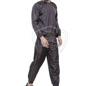 Combinaison de sauna pour hommes en fibre de polyester légère, respirante et de haute qualité, sur mesure, à prix de gros et faible MOQ, pour hôtel - Product Image 4