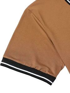 Ensemble de survêtement d'été 2 pièces pour homme : Polo à manches courtes et short – Tenue de sport décontractée en coton léger - Product Image 6