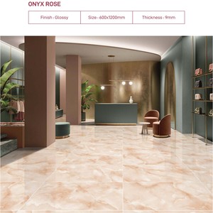 Carrelage en porcelaine polie ONYXROSE First Choice Onyx 24x48, surface brillante, carreaux vitrifiés, appartement moderne, céramique Novac - Product Image 1
