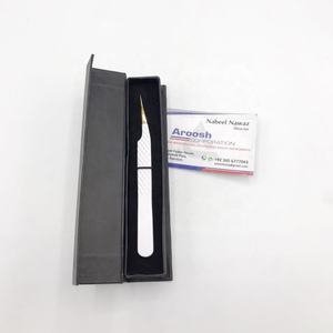 Pince à épiler d'extension de cils en acier inoxydable de haute qualité en gros - Product Image 1