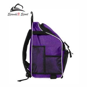 Sac de danse unisexe pour enfants avec fermeture éclair et sangle rétractable, option logo personnalisé, polyester réutilisable, capacité inférieure à 20L - Product Image 3