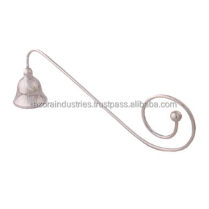 เครื่องตกแต่งเทียนสแตนเลสสตีลเคลือบสีเงินสำหรับใช้ในบ้านโดยผู้จำหน่ายจาก azora Industries - Product Image 2