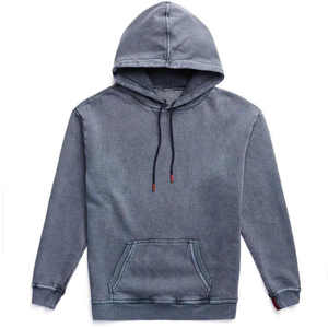 Sweat à capuche pour homme de qualité supérieure, épais, lavé, coupe oversize, avec impression personnalisée, en coton de luxe, style pull-over - Product Image 1