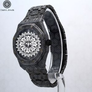Charm_Jewels Luxury Stainless Steel <b>Watch</b> 42mm Polygon Dial Analog Quartz Movement Sapphire Crystal Unisex - Product Image 1