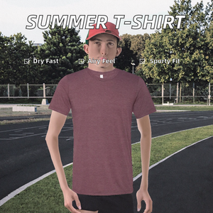 Ropa Deportiva Transpirable para Gimnasio y Running, Camiseta Deportiva para Hombre de Secado Rápido, Suministro de Fábrica, Corte Elite - Product Image 2