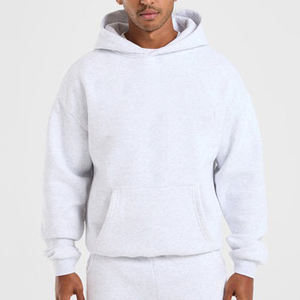 Sudadera con capucha personalizada 100% algodón, bordada y con patchwork, ligera, gruesa, cómoda, elegante y de gran tamaño para hombre. - Product Image 2