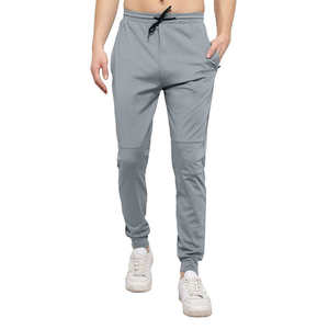 Pantalones Deportivos de Gimnasio para Hombre, Personalizados al por Mayor, Teñidos, Transpirables, de Cintura Alta, con Cierre de Cordón, de Algodón - Product Image 1
