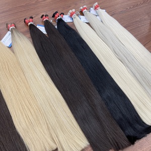 ผมตรงธรรมชาติสีดำแบบเป็นมัด  ผมแท้เวียดนาม  ต่อผม  ขนาดตั้งแต่ 6 ถึง 32 นิ้ว ขายส่ง ลดสูงสุดถึง 10% - Product Image 4
