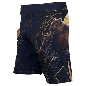 Shorts MMA pour hommes en gros, haute qualité, 100% Spandex/Polyester, respirants, séchage rapide, pour la gym et le combat, avec poches, shorts MMA personnalisés - Product Image 6