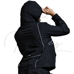 Chaqueta Cortavientos de Lona Personalizada con Logotipo para Hombre y Mujer, de Alta Calidad, Talla Grande, Informal, Transpirable, Resistente al Viento e Impermeable para Invierno - Product Image 2