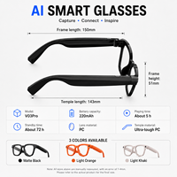 Lentes Inteligentes con IA, Cámara de 1080P y 8MP, Grabación de Video, Resistentes al Agua IP66, Inalámbricas, para Llamadas y Música, Control Táctil, para Hombres y Mujeres
