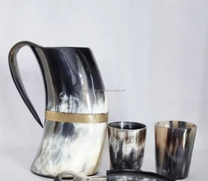 Nuevo cuerno para beber de búfalo Natural, jarra de cuerno para beber vikingo para cerveza y taza de cuerno de vino - Product Image 3