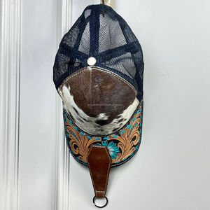 Clips à chapeau en cuir de vache véritable de qualité supérieure pour sac à main, sac à dos, bagages, porte-chapeau magnétique pour l'extérieur - Product Image 4