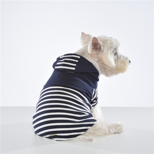 Sudadera con capucha personalizada a rayas para mascotas ODM Taiwán, ropa para perros - Product Image 3