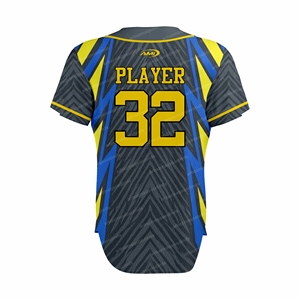 Camiseta de Béisbol Sublimada Personalizada con Nombre del Equipo, Secado Rápido, Poliéster, Unisex, Manga Corta, Todas las Temporadas, Corte Regular - Product Image 5