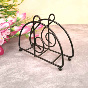 Porta Servilletas Metálico de Alta Calidad con Diseño Floral, Estante para Guardar Servilletas de Mesa de Comedor, Porta Servilletas Metálico para Restaurante - Product Image 6