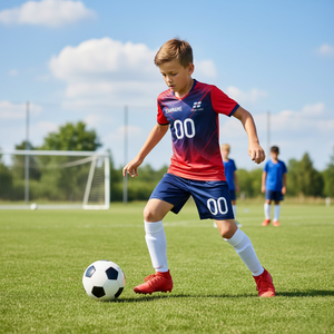 Conjunto de Fútbol Personalizado al por Mayor para Niños con Nombre, Número y Logotipo del Equipo, Camisetas de Fútbol Personalizadas, Pantalones Cortos, Jersey de Fútbol - Product Image 2