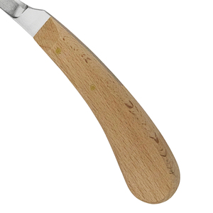 Couteau à sabots vétérinaire professionnel de haute qualité, lame en acier inoxydable, manche en bois, durable, utilisation manuelle, écologique, pour le bétail - Product Image 4