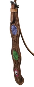 Vente en gros de produits équins en cuir de première qualité personnalisés collier de poitrine Western Headstall pour les amateurs d'équitation - Product Image 3