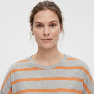 <b>Women</b> Nursing Maternity <b>T</b> <b>Shirts</b> 100% Cotton <b>Long</b> Maternity Tee <b>Shirt</b> Ladies Baggy Striped <b>Line</b> Maternity <b>Long</b> <b>T</b> <b>Shirts</b> <b>Women's</b> - Product Image 6