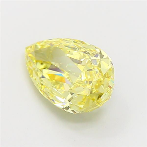 Gema de Lujo Brillante con Certificación CVD para Joyería Fina, Exquisito Diamante Amarillo Intenso Cultivado en Laboratorio, Piedra Suelta - Product Image 4