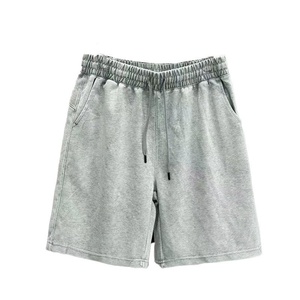 Shorts Homme Vintage Lavé Hip Hop Tricoté Respirant avec Cordon de Serrage Taille Élastique Confortable 220gsm Imprimé Floqué Vierge - Product Image 6