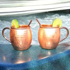 Juego de tazas icónicas Moscow Mule para presentación de cócteles, exportación a granel, marca privada y compradores globales de artículos de bar al por mayor - Product Image 5