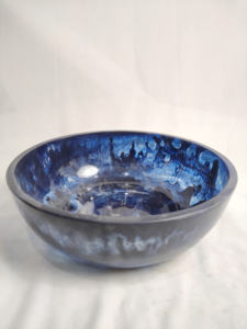 Handmade Decorative Resin Bowl with Unique Epoxy Art Design Polished Technique Customizable Stylish <b>Tabletop</b> <b>Display</b> Gift - Product Image 2